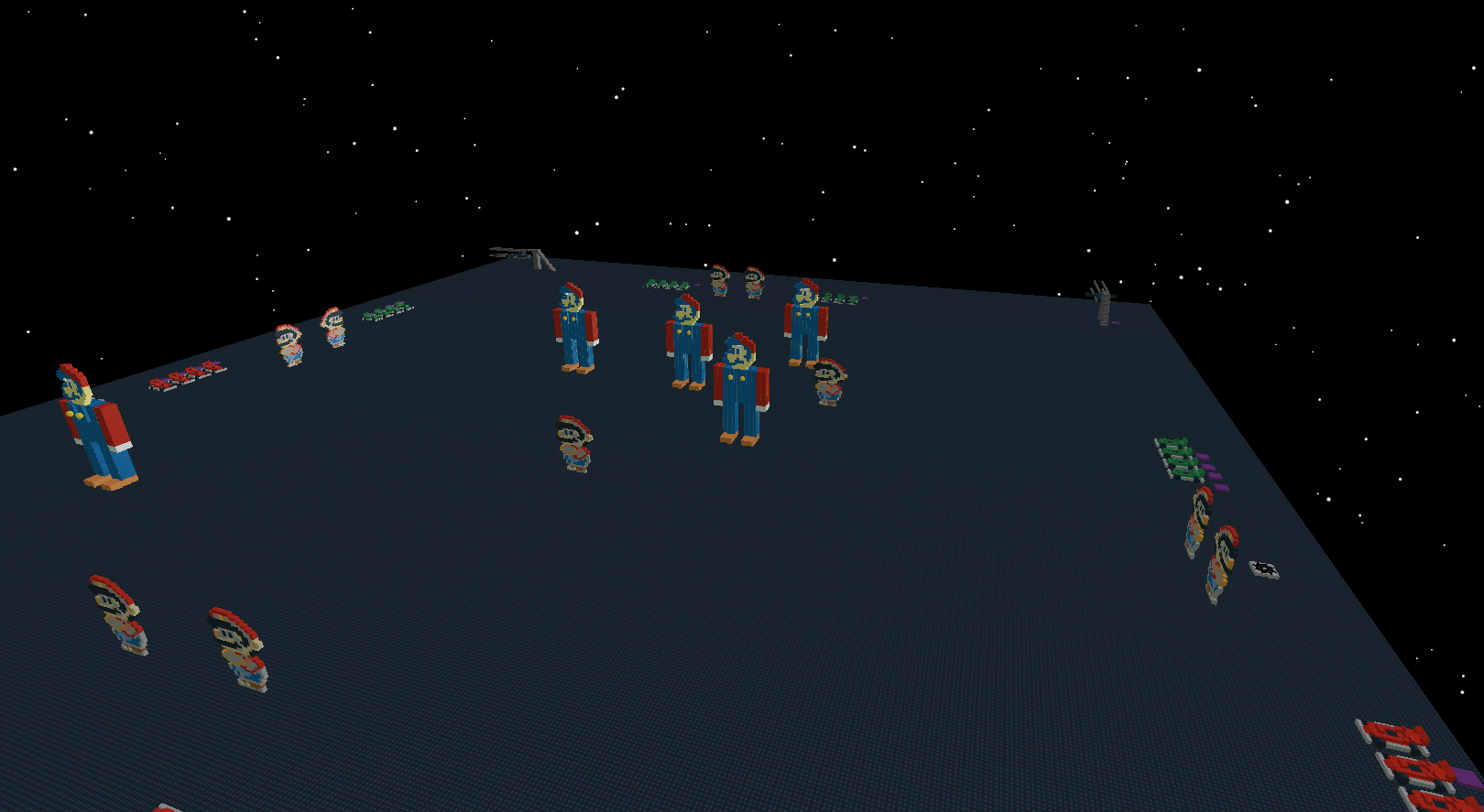 Destroy The Giant Marios